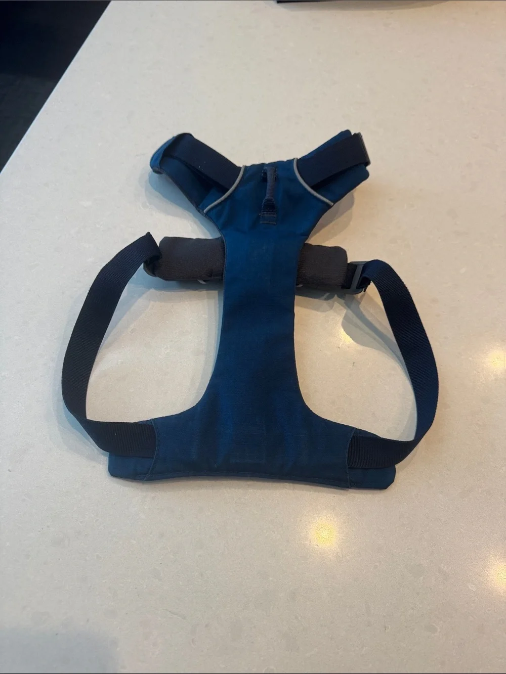 RuffWear front range Navy Blue and Black Dog Harness size med excellent